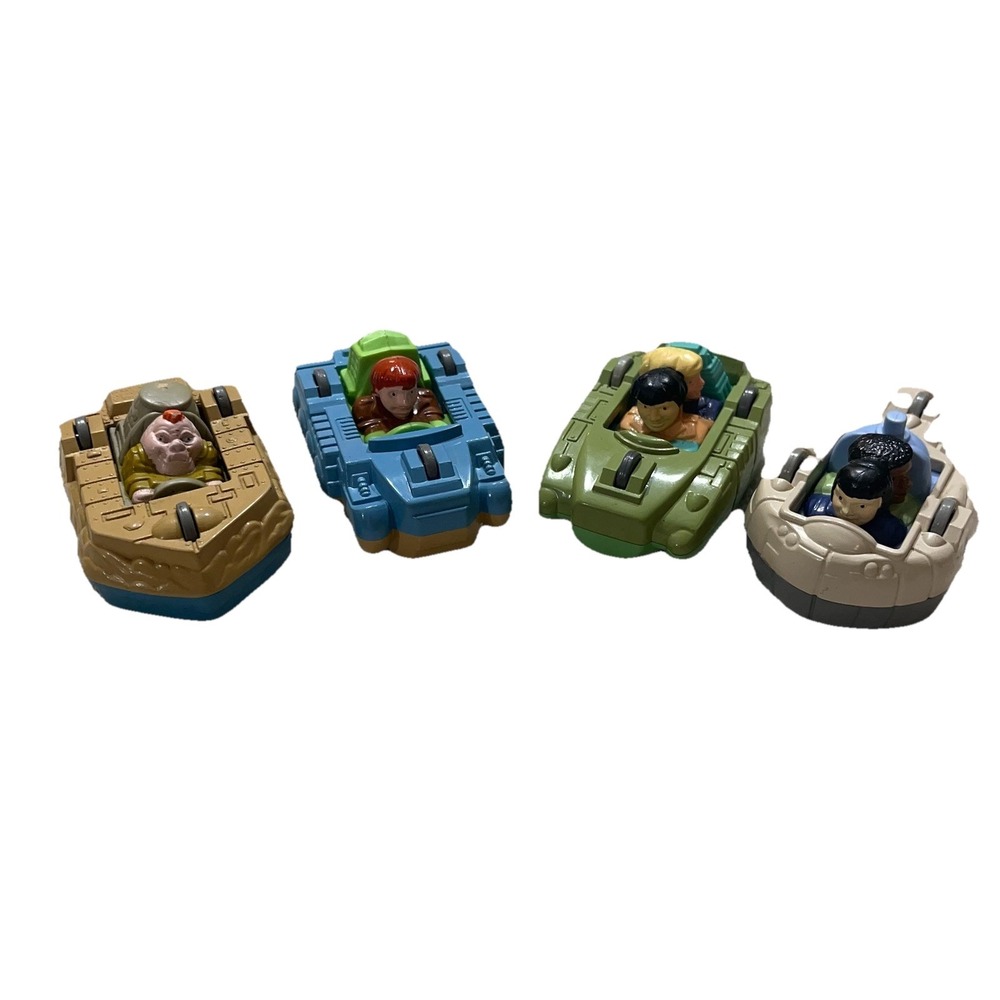 1990 Captain Planet Burger King Flip‎ Cars Vintage Kid's Meal Toys Complete Set